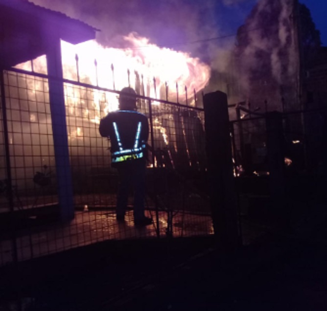San Vicente: sofocaron el incendio de una vivienda en el barrio El Progreso
