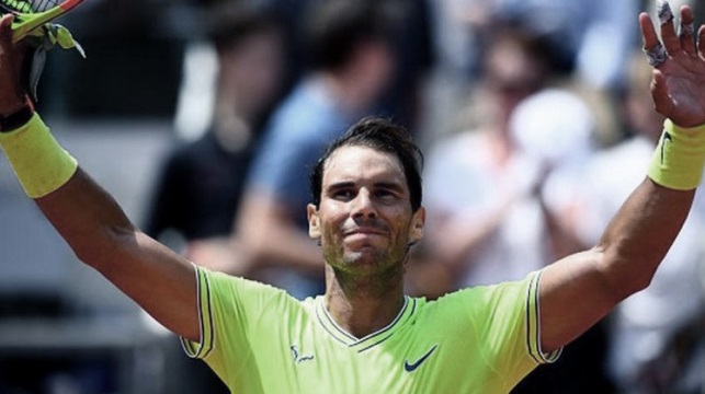 Tenis: Nadal se ubica primero en el ranking mundial tras ganar Roland Garros