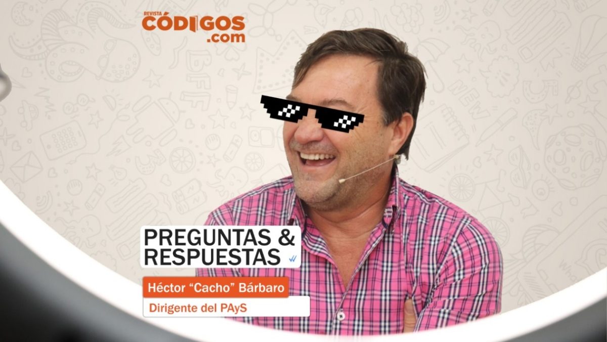 "Cacho" Bárbaro se animó al Ping Pong de Códigos