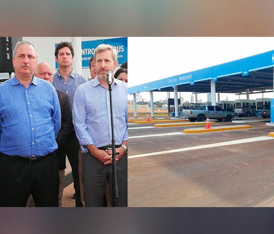 Passalacqua y Frigerio inauguraron oficialmente las nuevas casillas del paso fronterizo Posadas-Encarnación