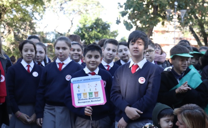 Alumnos de 7° grado de escuelas posadeñas se comprometieron con el medioambiente