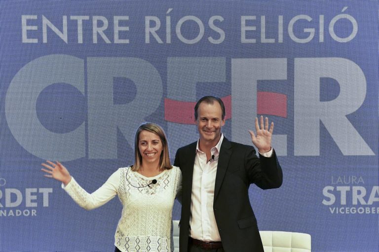 Elecciones en Entre Ríos: Bordet celebró una victoria de "25 puntos de ventaja"