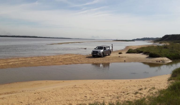 Corrientes: increíble baja del río Paraná en Ituzaingó