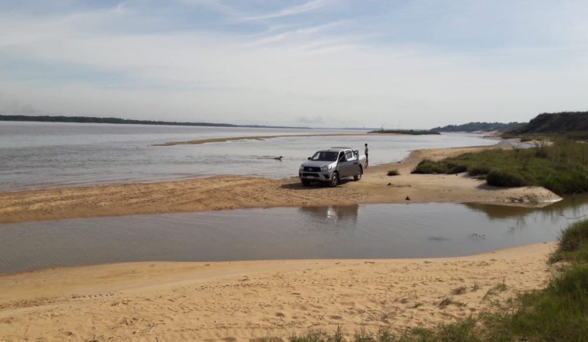 Corrientes: increíble baja del río Paraná en Ituzaingó