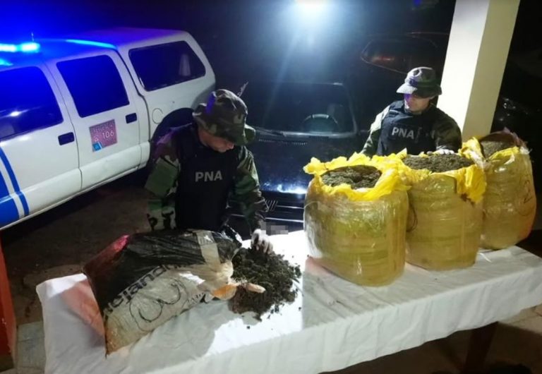 Corpus: incautaron casi 60 kilos de marihuana y detuvieron a un hombre