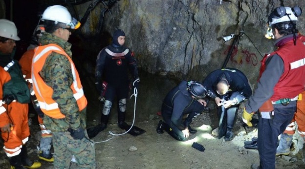 Chile: tres mineros están atrapados a 70 metros de profundidad