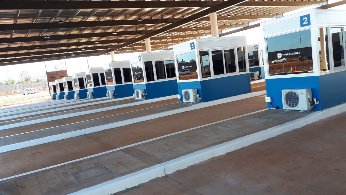 Inauguraron las nuevas casillas del paso fronterizo Posadas - Encarnación
