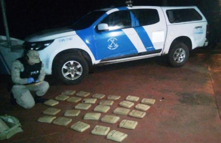 Montecarlo: secuestraron paquetes de marihuana valuados en casi 1.300.000 pesos