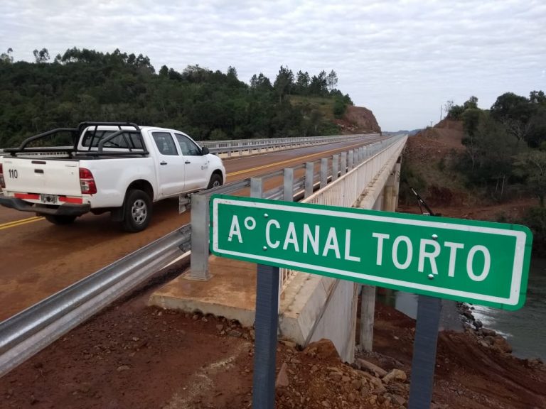 Puente arroyo canal Torto: habilitaron el tránsito en el nuevo viaducto