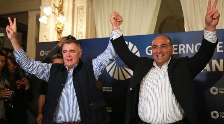 Elecciones en Tucumán: Manzur festejó y agradeció "al pueblo tucumano por jornada cívica ejemplar"