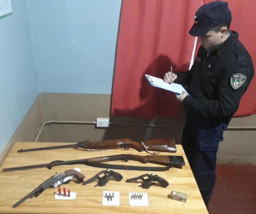 Salto Encantado: dos hombres fueron detenidos por tenencia ilegal de armas de fuego