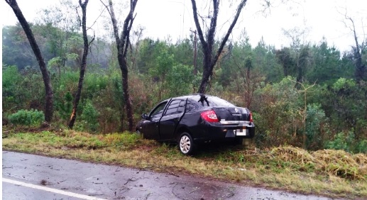 San Martín: despiste sobre la ruta provincial 103 dejó un herido