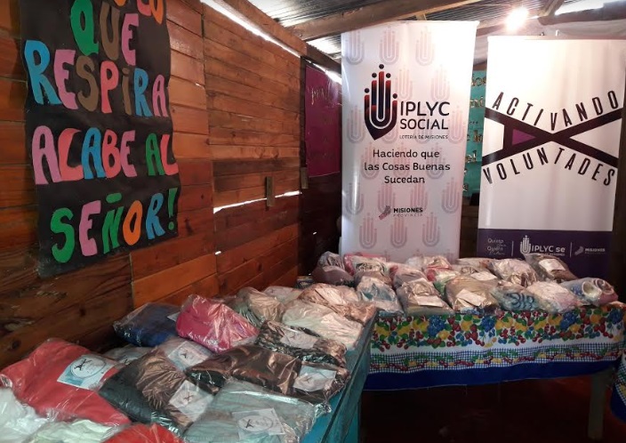 Iplyc: entregaron donaciones al merendero «Hora feliz» de Candelaria