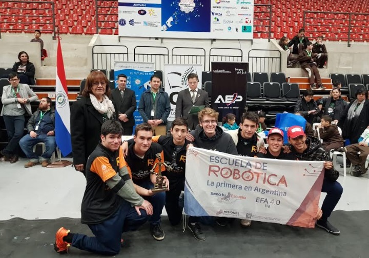 Paraguay Open Robotics 2019: estudiantes de la Escuela de Robótica fueron los campeones en la categoría Desafío