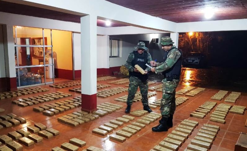 Montecarlo: incautaron casi 500 kilos de marihuana valuada en más de 20 millones de pesos