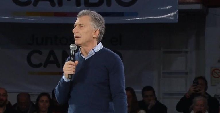 Macri: "En las elecciones de agosto se definirá si continuamos avanzando o volvemos al pasado"