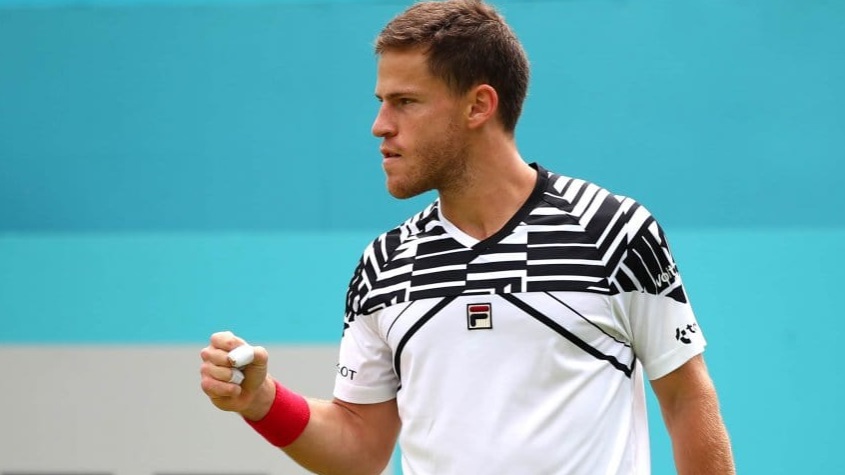 Tenis: Schwartzman debutó con un triunfo en Wimbledon