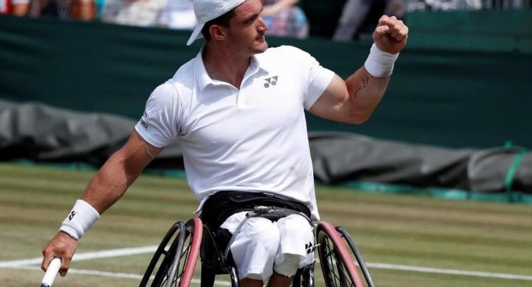 Wimbledon: Gustavo Fernández, finalista en el tenis adaptado