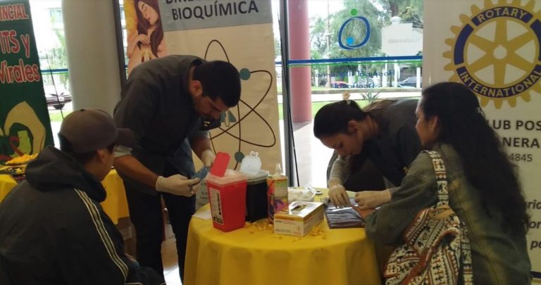 Salud: se realizaron 311 testeos durante campaña de la hepatitis B y C en Posadas