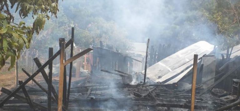 Tragedia en Dos de Mayo: un hombre perdió la vida tras incendiarse su vivienda