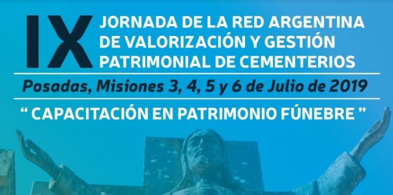 Este miércoles se realizará la IX Jornada de la red Argentina de valoración y gestión patrimonial de cementerios