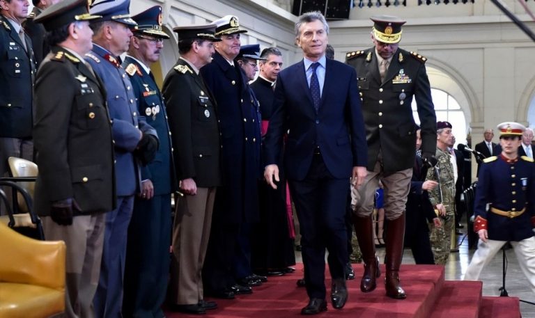 Macri anunciará un proyecto de reforma de las Fuerzas Armadas