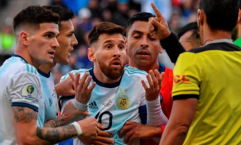 La sanción a Messi: suspensión de una fecha, con una multa de 1500 dólares