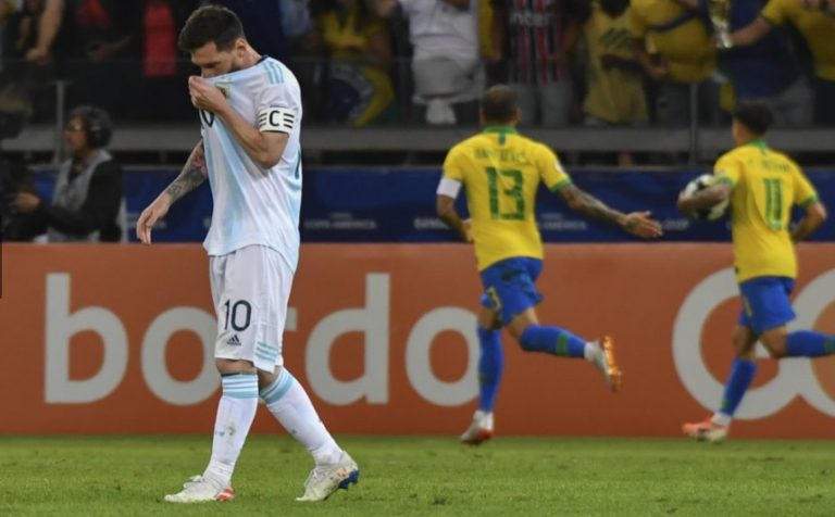 Otra frustración: Brasil fue letal y eliminó a Argentina de la Copa América 2019