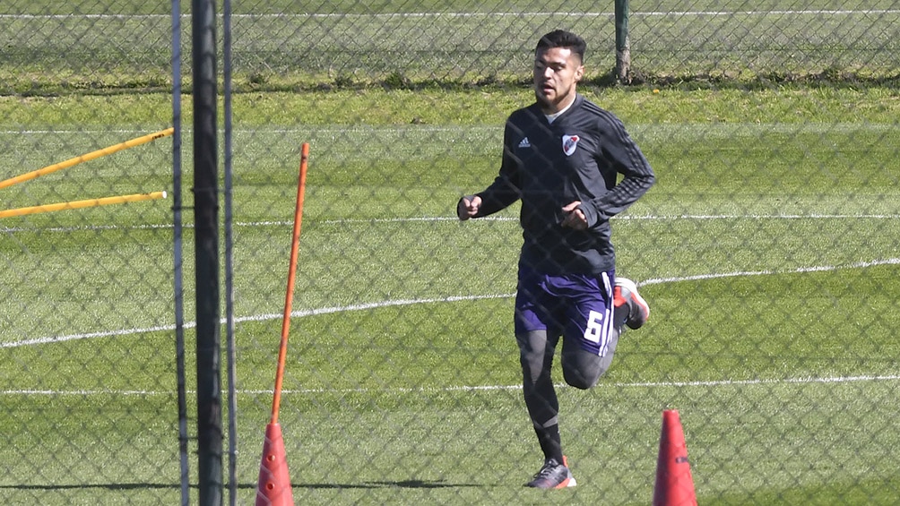 River: Paulo Díaz intensificó su preparación para debutar
