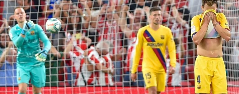 Liga de España: sin Messi, Barcelona perdió frente al Athletic de Bilbao por 1 a 0 en el inicio del certamen