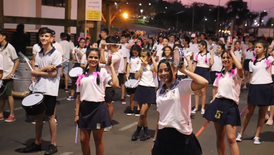 Estudiantina 2019: más de 15 colegios participaron de la primera Prueba Piloto en la Costanera