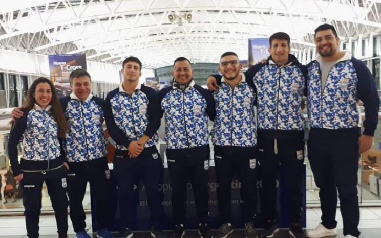 Lucha: el misionero Ricardo Báez llegó a Lima para representar a la Argentina en los Panamericanos