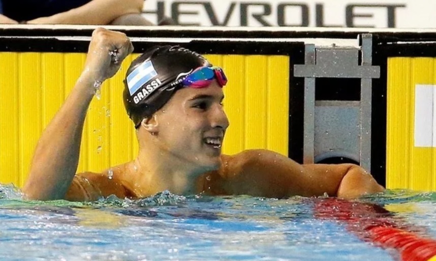 Natación: Santiago Grassi es finalista en los Juegos Panamericanos de Lima