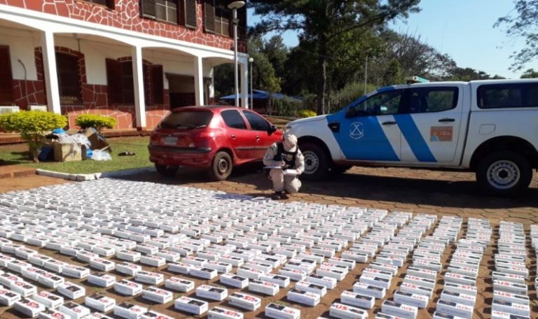 Incautaron mercadería de contrabando por más de un millón de pesos en Iguazú y Corpus