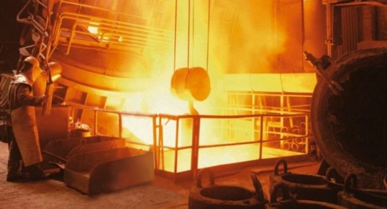 La producción de acero se incrementó un 9,8% en julio