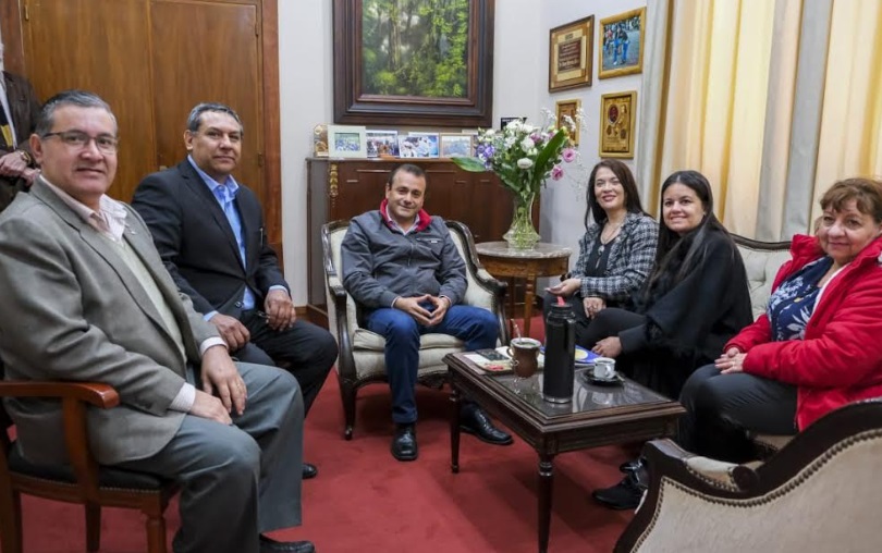 Herrera Ahuad recibió a las autoridades del Rotary: analizaron proyectos que se desarrollan en la provincia