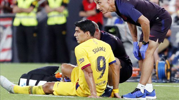 Barcelona: confirmaron que Luis Suárez tiene una lesión en el sóleo de la pierna derecha