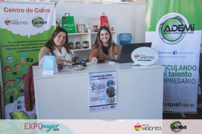 Expo Mujer 2019: consumidores gastaron 75 mil pesos en el Centro de Cobro de Ademi