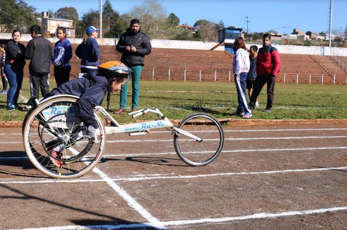 Se desarrolló la instancia local de los Juegos Deportivos Misioneros de Atletismo Adaptado en Oberá