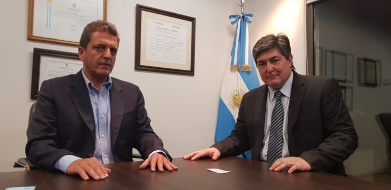 Buenos Aires: Lanziani y Massa se reunieron para abordar temas sobre energía