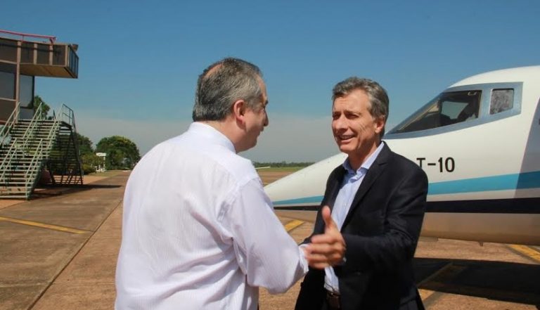 Macri y Passalacqua inaugurarán oficialmente este viernes el vuelo Iguazú-Madrid
