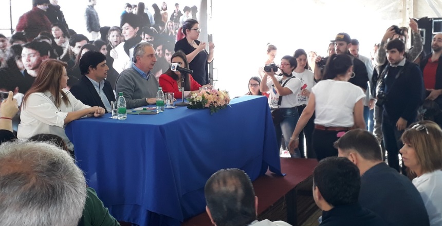 Passalacqua y Losada inauguraron oficialmente la 4° edición de la Expo Posadas Ciudad Universitaria