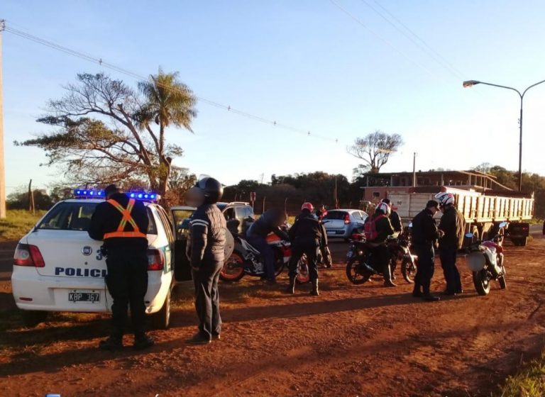 Operativo policial en la Provincia: detuvieron a 22 personas y secuestraron 45 vehículos