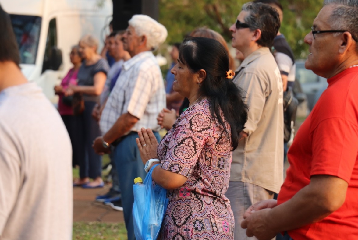 Posadas: cientos de fieles celebraron el Día de San Cayetano en la misa central realizada en el barrio Yacyretá