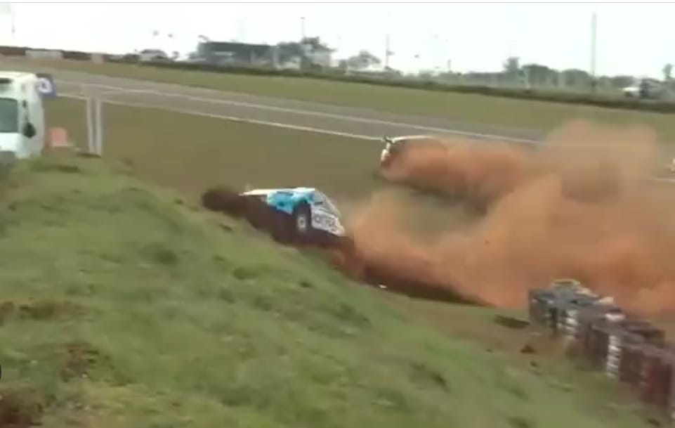 Rally Cross Argentino en Posadas: impresionante vuelco durante la segunda jornada