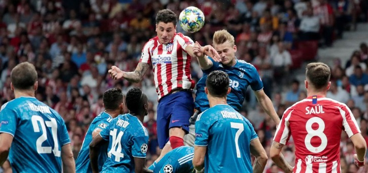 Champions League: el Atlético Madrid de Simeone empató 2 a 2 frente a la Juventus de Ronaldo