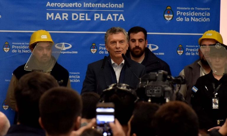 Macri: "Me estoy haciendo cargo y les estoy llevando alivio”