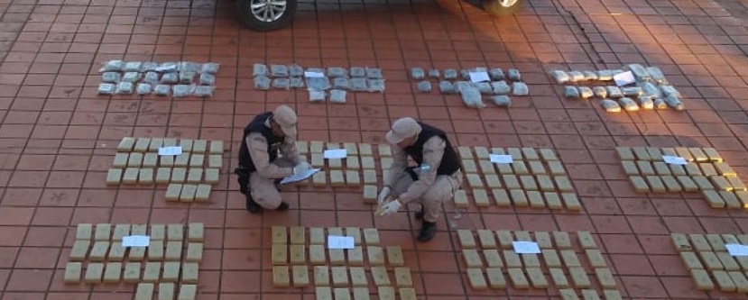 Santa Ana: secuestraron un cargamento de marihuana valuado en más de 18 millones de pesos