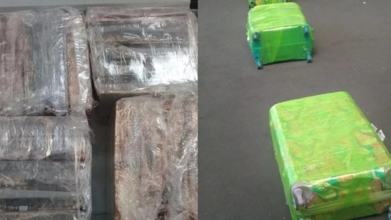 Buenos Aires: secuestraron 250 kilos de cocaína en valijas en el aeropuerto de Ezeiza