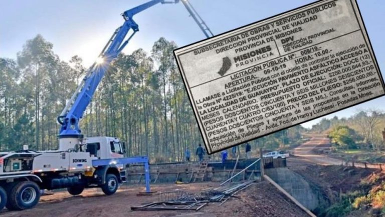 Montecarlo: se llamó a licitación para el asfaltado del camino a Guaraypo